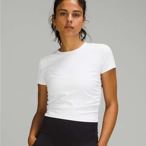 Lululemon Athletica White Short Sleeve Tee